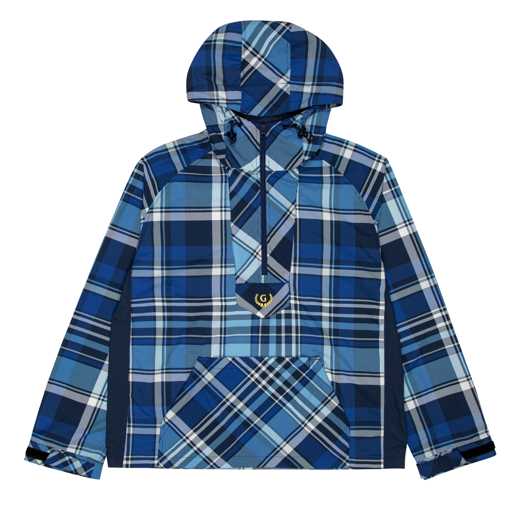 PLAID PACKABLE ANORAK